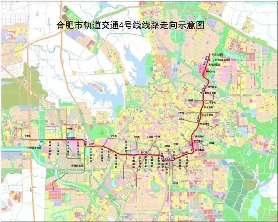 合肥市最新地鐵規劃圖揭曉，塑造未來城市交通新面貌